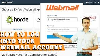 HOW TO LOG INTO YOUR WEBMAIL ACCOUNT? STEP BY STEP️