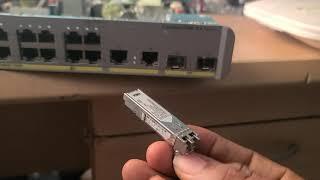 how to check my  Cisco switches sfp port status  or how do I know if my sfp port  is working?