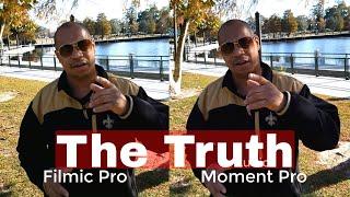 Filmic Pro Vs Moment Pro Camera Comparison  Which One Is Better ?? 