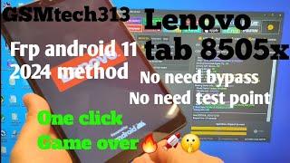 Lenovo Tab 8505X FRP Remove️  Easy Factory Reset Protection Bypass  #GSMtech313