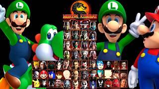 MORTAL KOMBAT 9  LUIGI  HARD LADDER  GAMEPLAY 4K60FPS