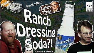 PoorTasteBuds  Quick Bites Ranch Dressing Soda and a cocktail made with Ranch Dressing Soda