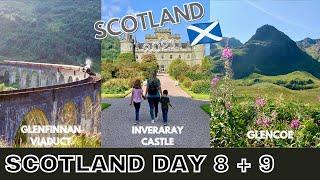 Glenfinnan Viaduct  Glencoe  Inveraray Castle  Kilchurn Castle and more SCOTLAND DAYS 8 and 9 4K