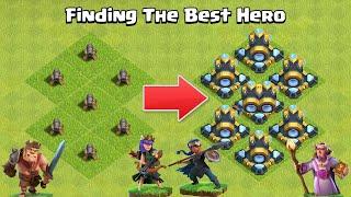 Every Level Heroes VS Every Level Cannon Formation  Clash of Clans