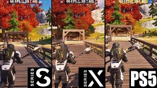 Series S vs. Series X vs. PlayStation 5  Fortnite Chapter 4 Graphics Comparison & FPS Test