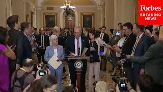 BREAKING NEWS Senate Democratic Leaders Hold Press Briefing Amidst Calls For Biden To Drop 2024 Bid