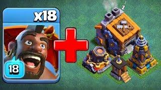 КАК ВСЕГДА ПОБЕЖДАТЬ? ХОГИ 18 ЛВЛ + СУПЕР БАЗА Clash of Clans