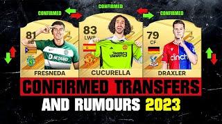 ALL NEW CONFIRMED TRANSFERS & RUMOURS  ft. Cucurella Draxler Fresneda…