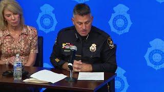 Omaha police Chief Todd Schmaderer discusses deadly shooting involving officer