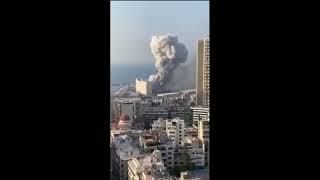 Detik detik ledakan di lebanon ngeri