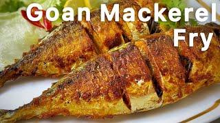 Goan Mackerel Fry  Easy Fried Bangda  Step-by-Step Cleaning