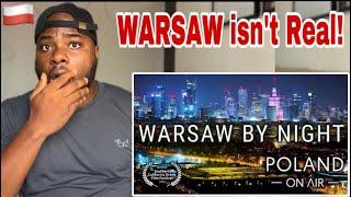 Reaction to Warsaw By Night - Warszawa nocą z drona Aerial 4K POLAND ON AIR by Margas & Łogusz