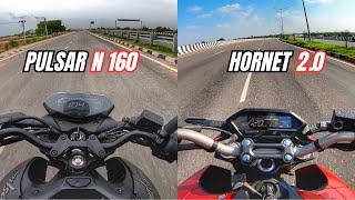 2024 Bajaj Pulsar N160 vs Honda Hornet 2.0  Best Streetfighter ?  Detailed comparison 