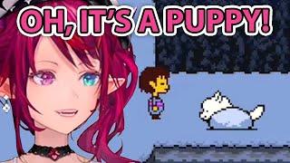 IRyS Reacts To The Greater Dog in Undertale