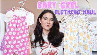 HUGE BABY GIRL CLOTHING HAUL 