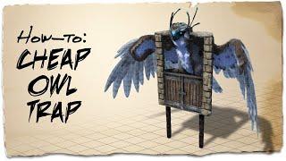 How to build a cheap Snow Owl trap SEE DESCRIPTION  ARK Survival Evolved  Building Tips