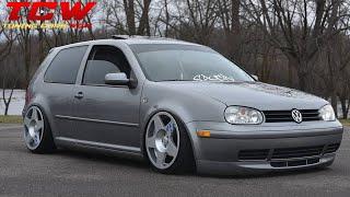 VW Golf Mk4 Bagged on Fifteen52 Rims Tuning Project by KJ