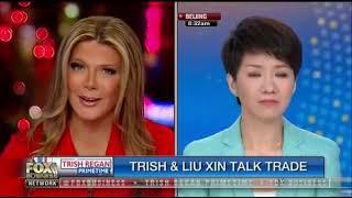 FOX Business’ Trish Regan talks with CGTN’s Liu Xin on trade and intellectual property