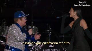 Elton John & Dua Lipa - Cold Heart TraduçãoLegendado Live Farewell from Dodger Stadium