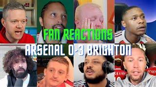 Fan Reactions Arsenal 0-3 Brighton  Fan Reactions