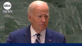 LIVE President Biden delivers farewell speech to world leaders at UN General Assembly