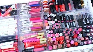 HUGE MAKEUP DECLUTTER LIPSTICKS