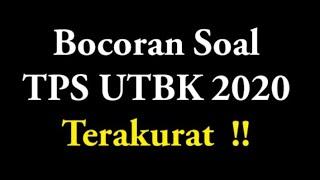 Bocoran Soal TPS UTBK 2020  Berani Coba?