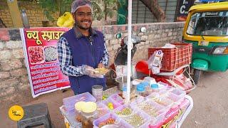 Most Famous Healthy Sprouts Bhel Chaat of Gwalior Rs. 20- Only l Gwalior Street Food