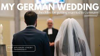 How To Marry in Germany  My German Wedding Part 2
