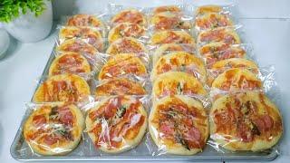 RESEP PIZZA MINI ENAK EMPUK COCOK UNTUK IDE JUALAN 12 kg tepung menghasilkan 50pcs pizza mini