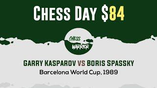 Garry Kasparov vs Boris Spassky  Barcelona World Cup 1989