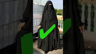 Wrong Hijab Style  And Right Hijab Girl Style ️ #youtubeshorts #status #hijab