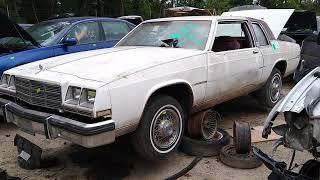 Junkyard adventures Buick Lesaber 2 door. These littered the roads 15 years ago. Now? They are gone