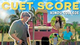 Asking CUET Score in HINDU College of Delhi University 