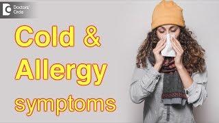 Cold & Allergy symptoms - Dr. Sailaja Vummadi