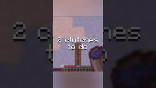 2 INSANE Minecraft Clutches MLG. #shorts #minecraft #gaming #minecraftshorts #dream