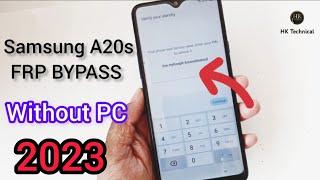 Samsung A20s FRP BypassUnlock Google Account Android 11 Without Pc 2023