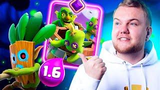 1.6 ELIXIR CHEAPEST LOG BAIT DECK IN CLASH ROYALE