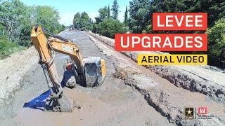 Sacramento Levee Upgrades SREL Contract 3 Aerial Video