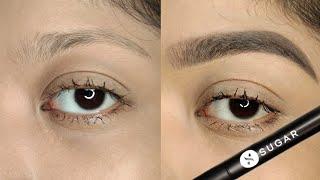 SUGAR Cosmetics Arch Arrival 3-in-1 Brow Shaper  Brow Tutorial