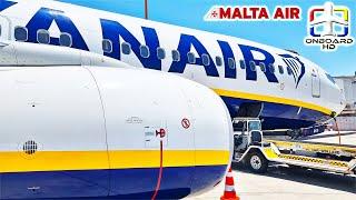 TRIP REPORT  8h Trip with RYANAIR Malta Air ツ  2x Boeing 737  Vienna to Santiago via Bergamo