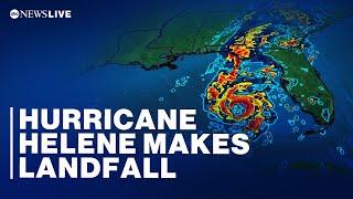 LIVE Hurricane Helene makes landfall as category 4 storm