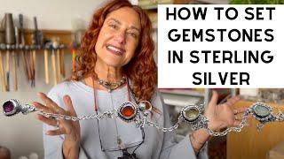 Introduction to Silversmithing- How to Set Gemstones & Create Beautiful Chakra Jewelry for Beginners