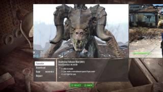 Fallout 4 Mods Xbox One Exploration pt1 - Initial Browsing and Mod Selection