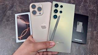 iPhone 16 Pro Max vs. Samsung Galaxy S24 Ultra REVIEW Ce să alegi