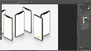 Make a Smartphone Screen mockup in Photoshop