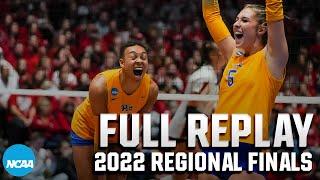 Pitt vs. Wisconsin 2022 NCAA volleyball regional finals  FULL REPLAY