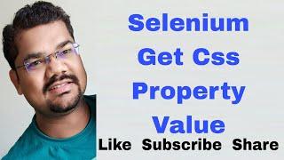 How To Get Css Property Value in Selenium Webdriver Java  getCssValue Command Selenium WebDriver