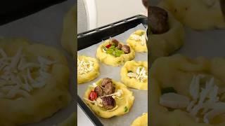 Patates Tabağında Kaşarlı köfte tarifi iftar menüsü pratik tarifler #ramazan #mavice