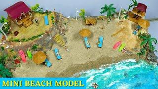 Mini Beach Model  Beach Model  100% Realistic Beach model  Miniature Beach  Sea Beach model DIY